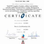 ISO 9001 certificate - Albatross Industries